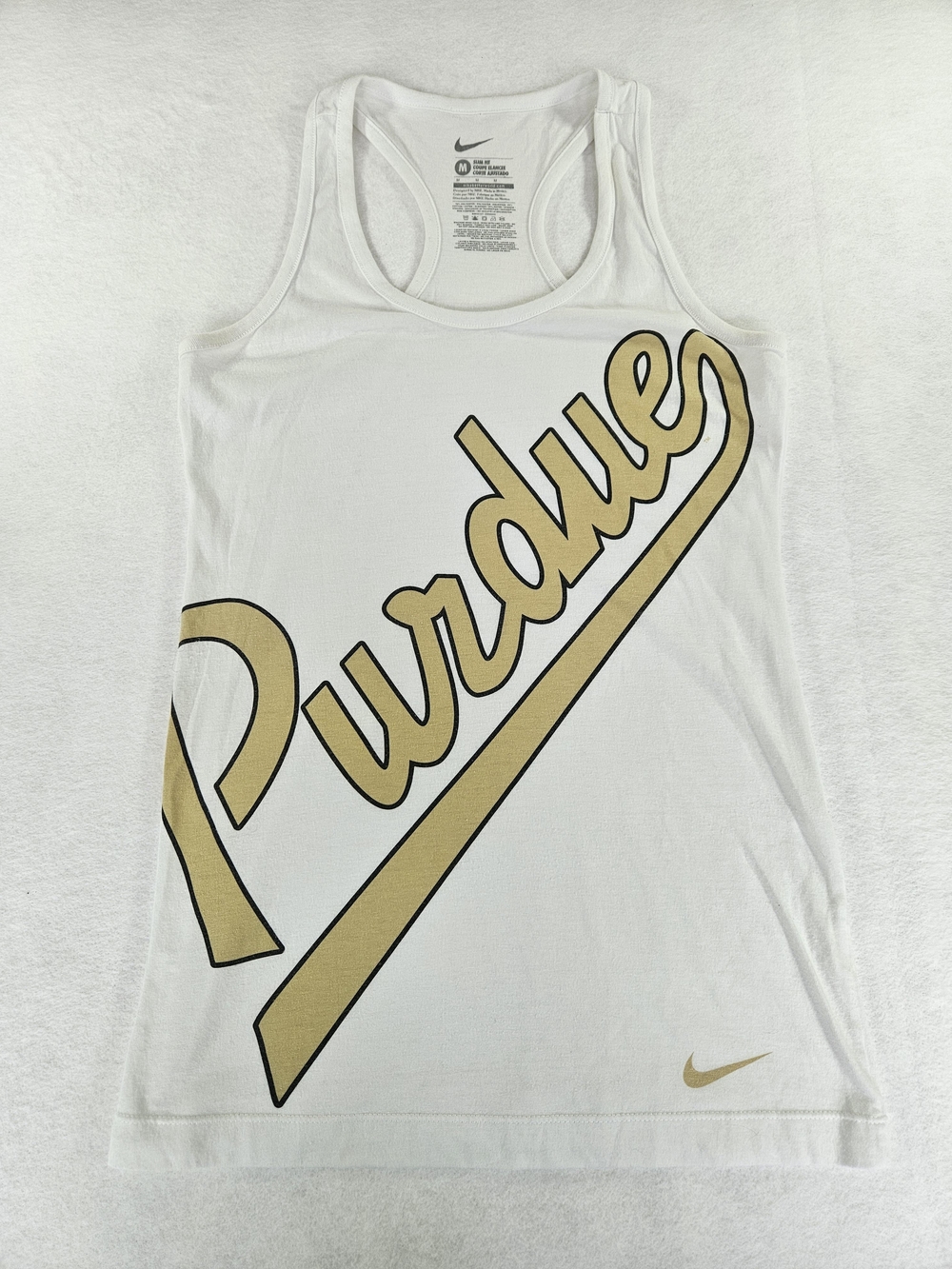 Nike Purdue University Racerback Tank Sport College Gear